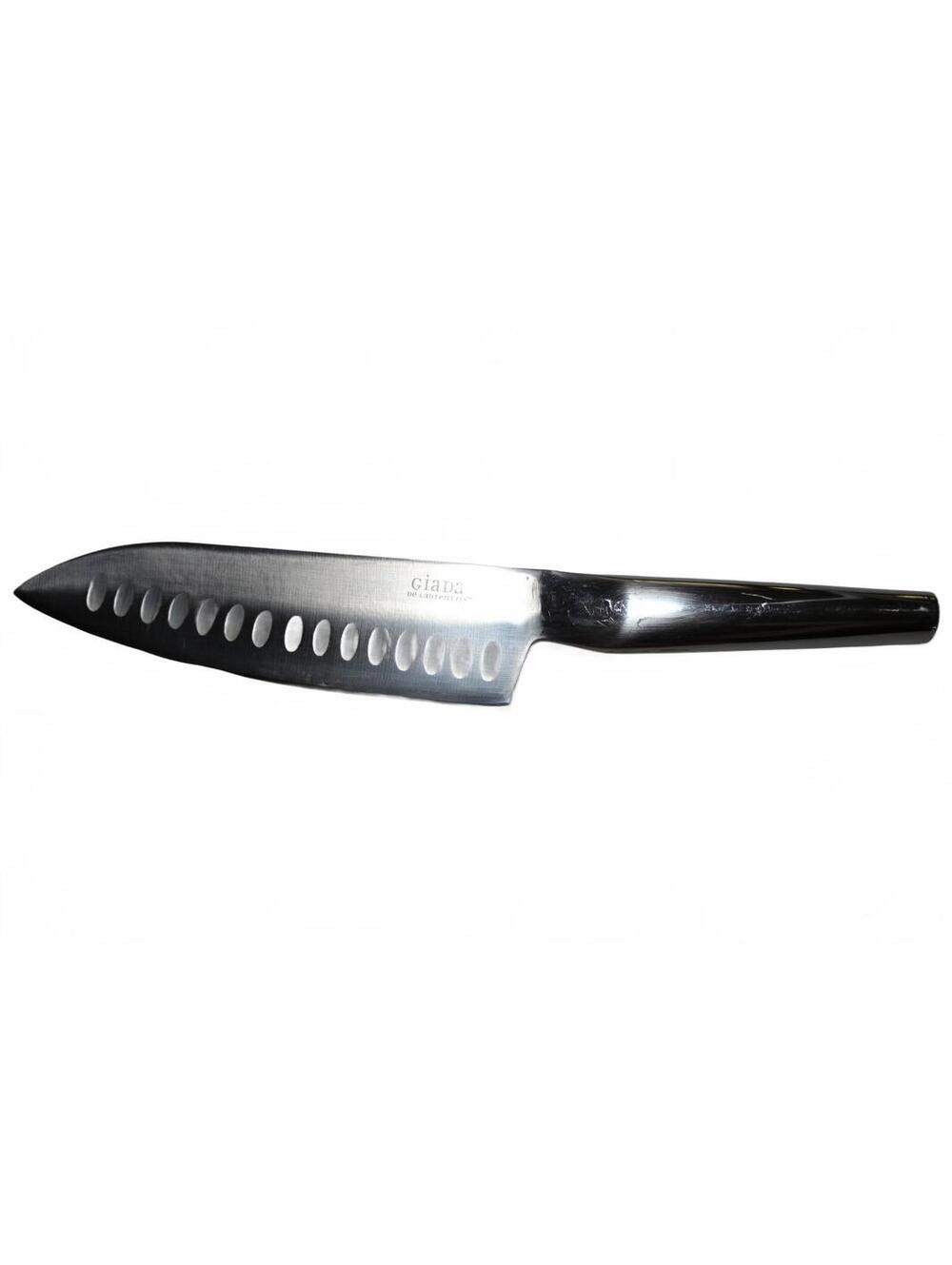 GIADA DE LAURENTIIS 7 Inch Stainless Steel Santoku Knife Granton Edge Slicer